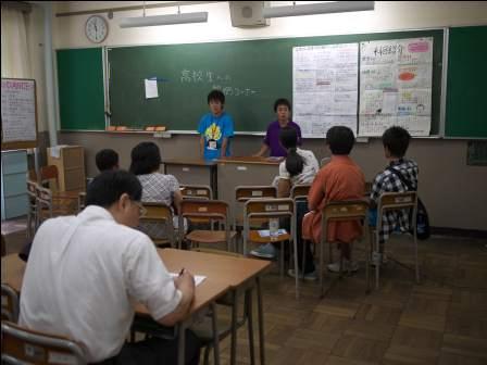 生徒会主催の学校紹介