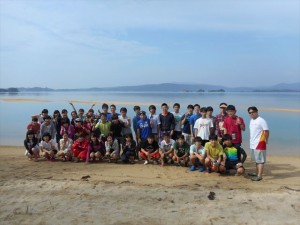 屋我地島の砂浜